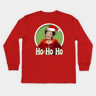 Blanche - Ho Ho Ho Kids Long Sleeve T-Shirt